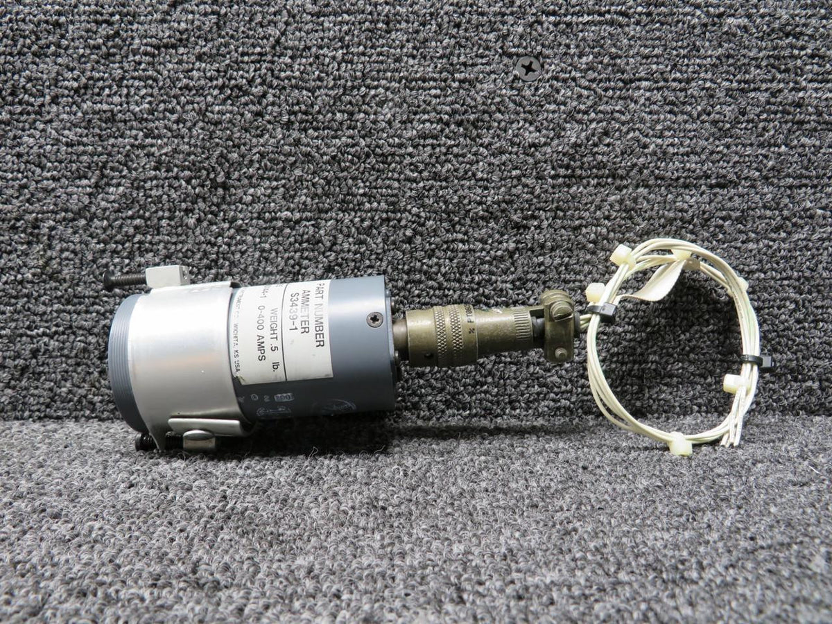 Mid-Continent S3439-1 Mid-Continent MD144-1 Ammeter Indicator has Mount and Connector