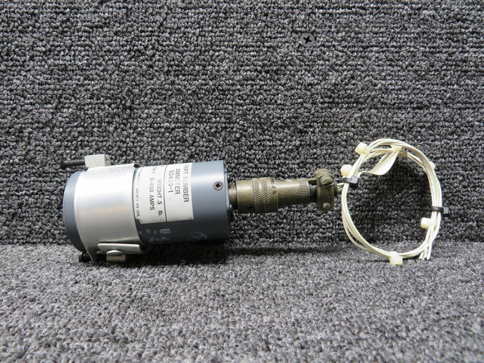 Mid-Continent S3439-1 Mid-Continent MD144-1 Ammeter Indicator has Mount and Connector