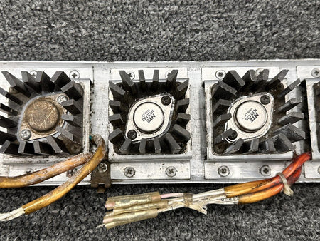 Beechcraft Parts 002-364042-13, 2N3055 Beechcraft 58 Light Dimmer w Transistors and Coolers