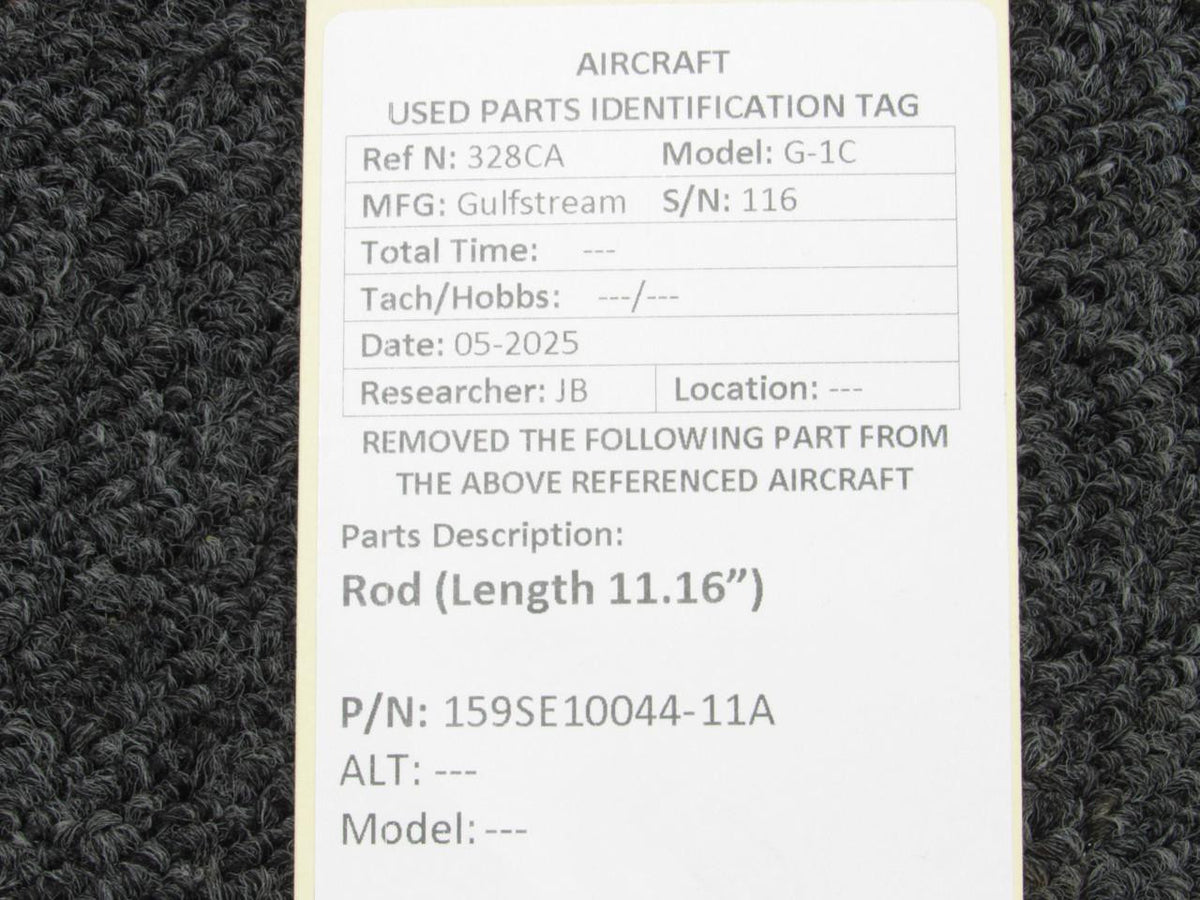 Gulfstream 159SE10044-11A Gulfstream G-1C Rod (Length 11.16”)