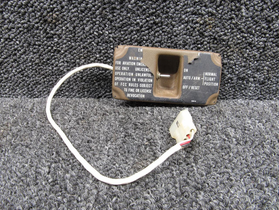 Piper Aircraft Parts 79762-002 Piper PA28-201T Emergency Locator Transmitter Panel with Toggle Switch