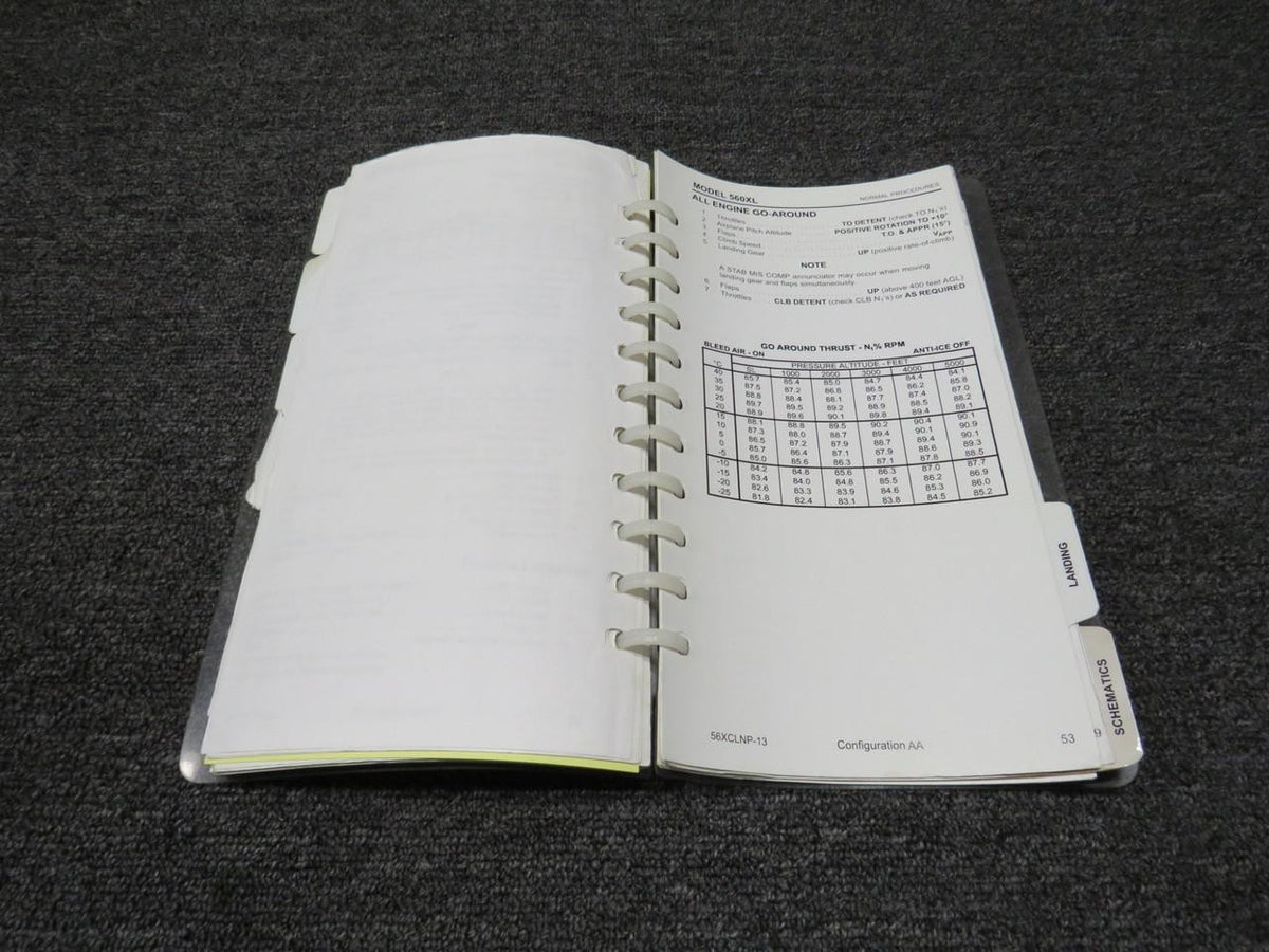 textron 56XCLNP-13A Textron 2016 Normal Procedures Pilots Checklist