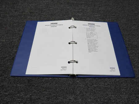 Airshow 920609 Airshow 2001 Airshow 400 Operators Manual