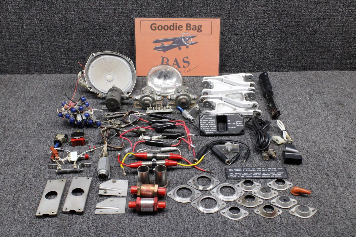 Piper Aircraft Parts Piper PA28RT-201T Goodie Bag with Lights, Torque Links, Speaker, and More