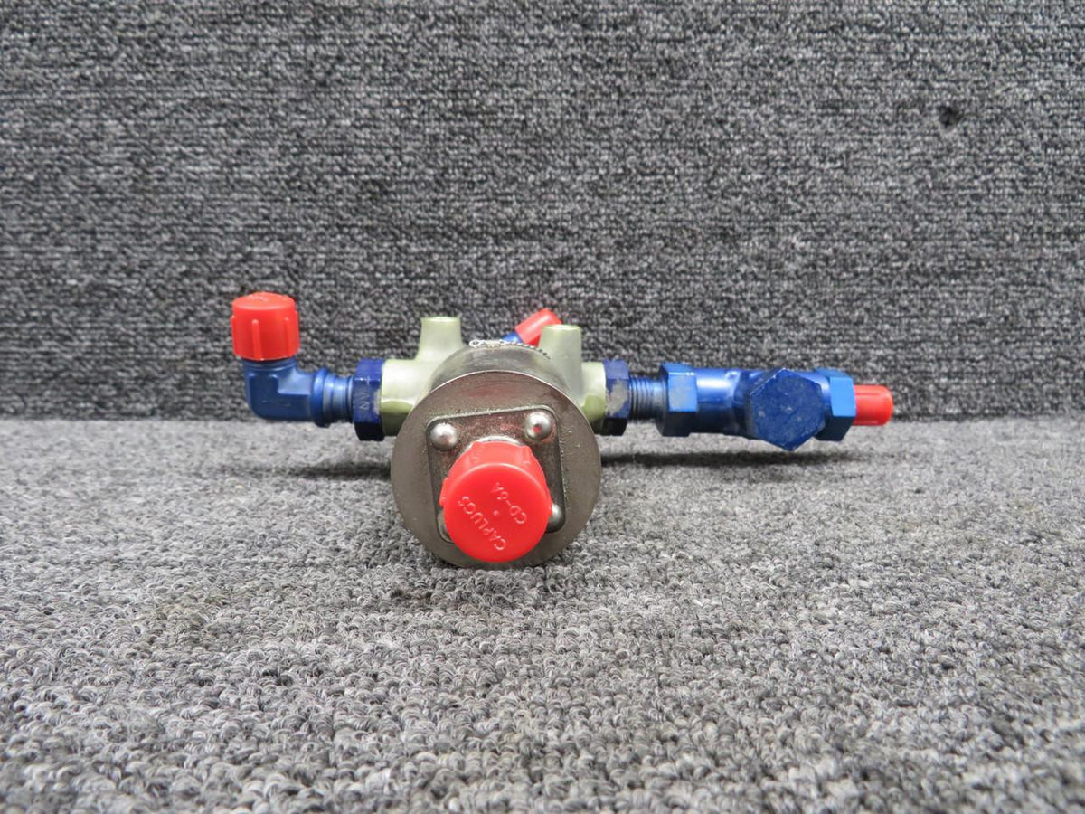 EG&G 13027-4 (Alt: 16780) EG&G Skydrol Valve Assembly with T Fitting REV. H