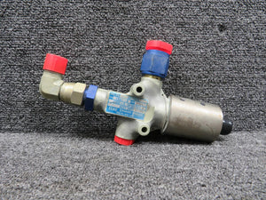 13027-4 (Alt: 16780) EG&G Skydrol Valve Assembly with Elbow Fitting REV. H