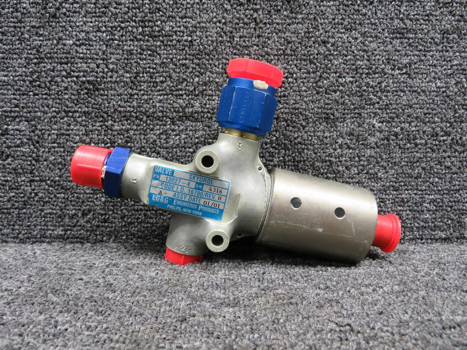 EG&G 13027-4 (Alt: 16780) EG&G Skydrol Valve Assembly REV. H