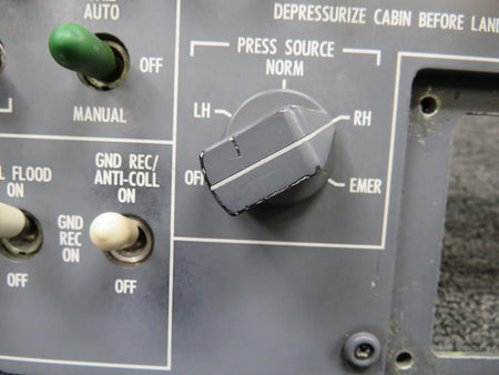 Cessna Citation 6618109-7 Cessna Citation 560XL Tilt Switch Panel Assembly