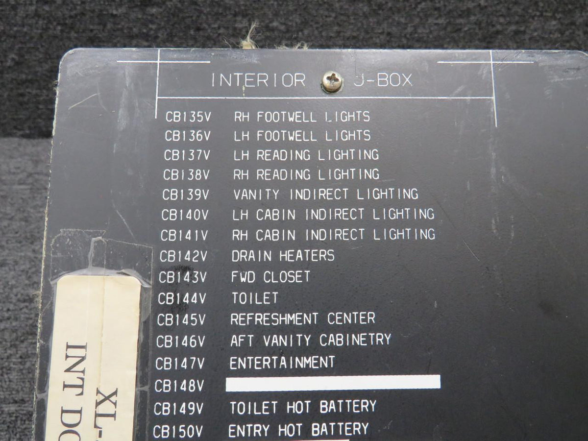 Cessna Citation 6619111-2 Cessna Citation 560XL Interior J-Box Assembly (Dented Housing)