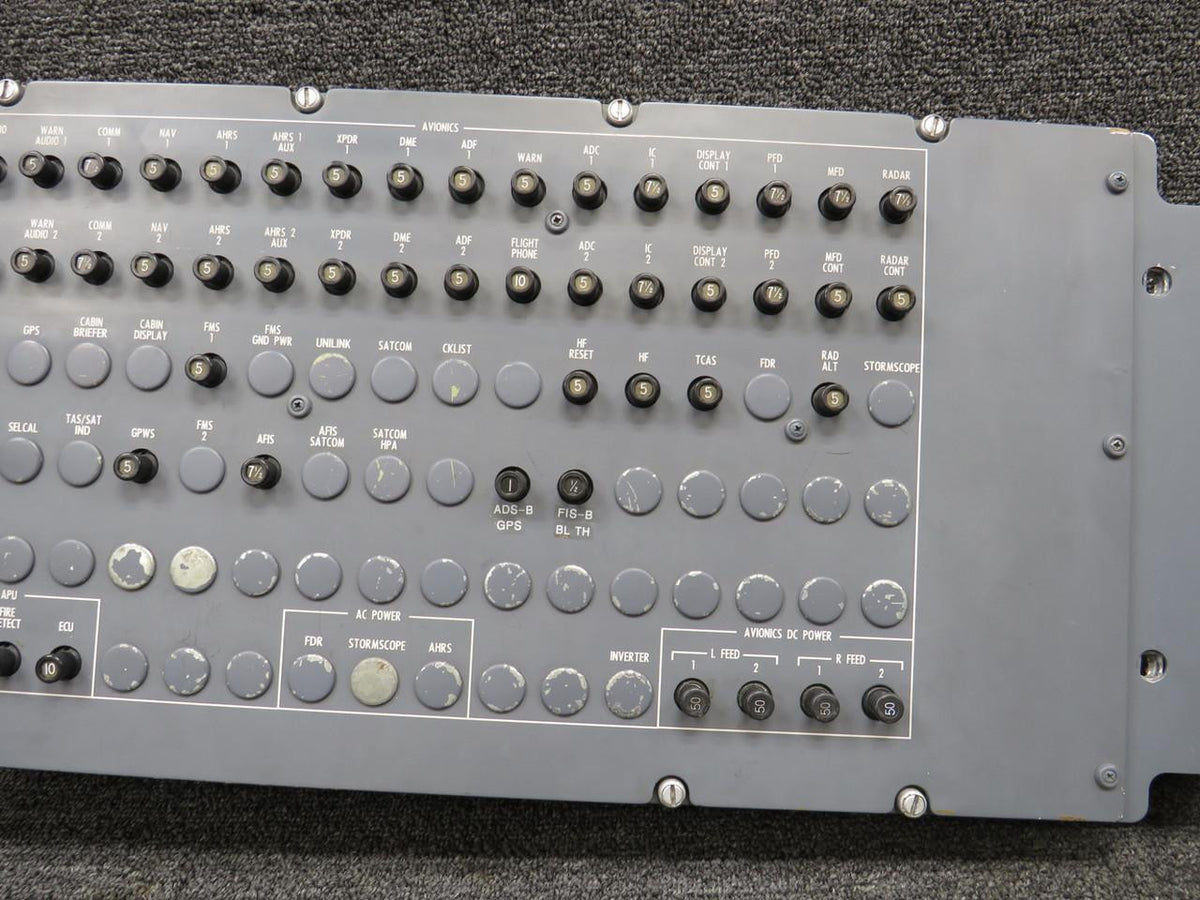 Cessna Citation 6618128-8 Cessna Citation 560XL Circuit Breaker Panel Assembly RH