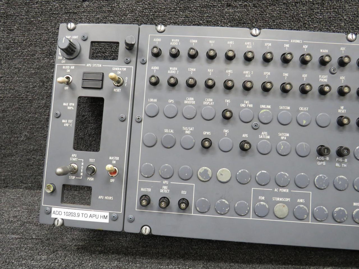 Cessna Citation 6618128-8 Cessna Citation 560XL Circuit Breaker Panel Assembly RH