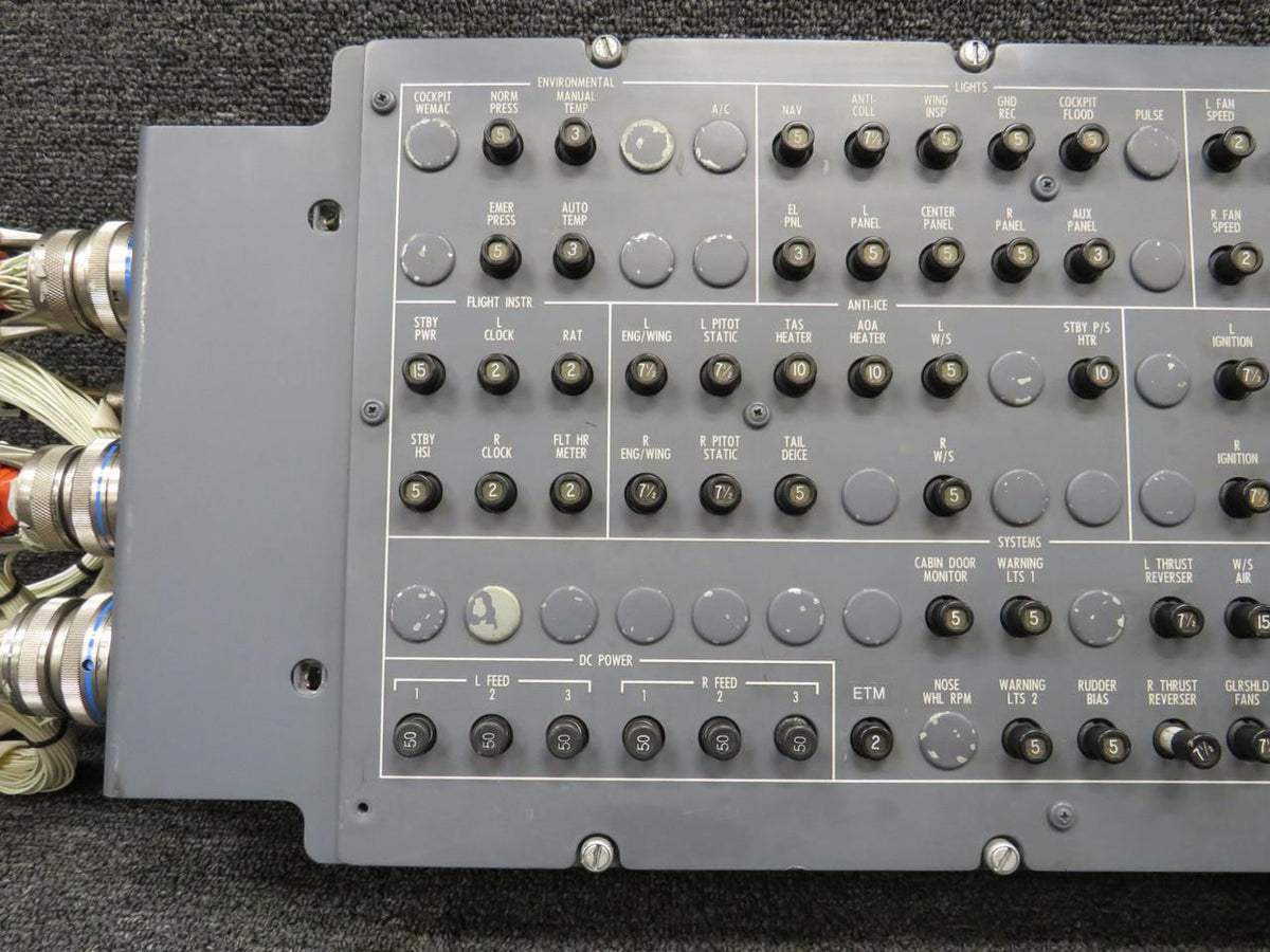 Cessna Citation 6618128-12 Cessna Citation 560XL Circuit Breaker Panel Assembly LH