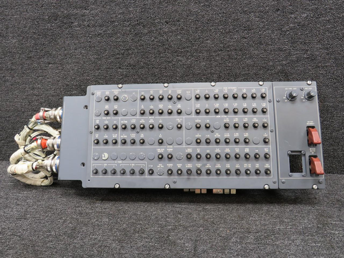 Cessna Citation 6618128-12 Cessna Citation 560XL Circuit Breaker Panel Assembly LH
