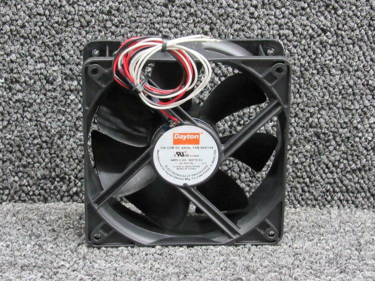 6KD74A Beech 95-B55 Avionics Cooling Fan (Voltage: 24) BAS Part Sales | Airplane Parts