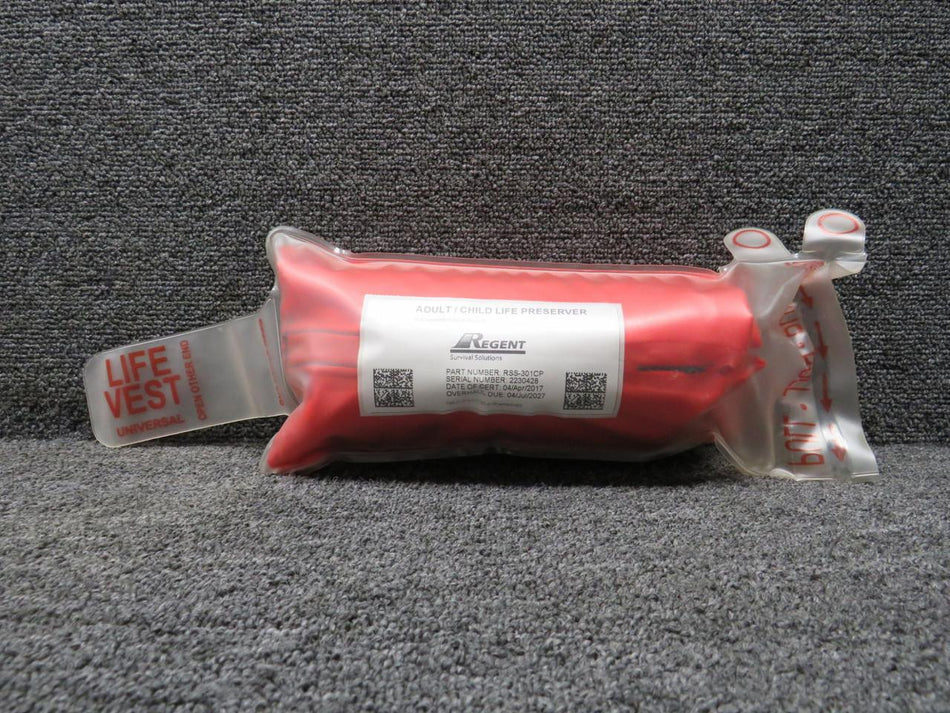 Regent RSS-301CP Regent Adult and Child Life Preserver (OH Date: 07-04-2027)