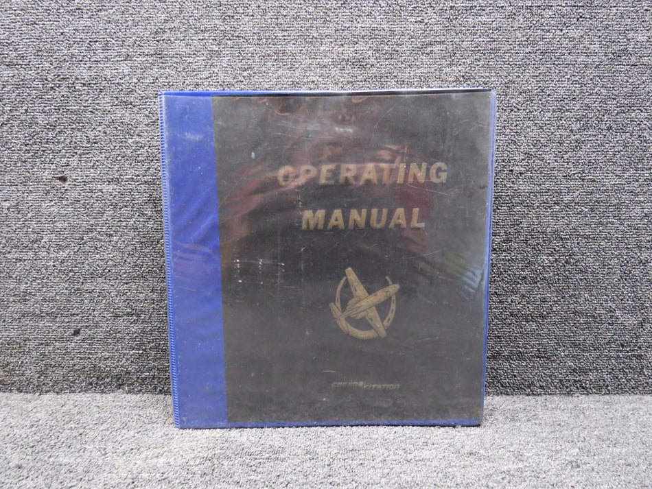 Cessna Citation 56XOM-05 Cessna 2006 Citation Operating Manual