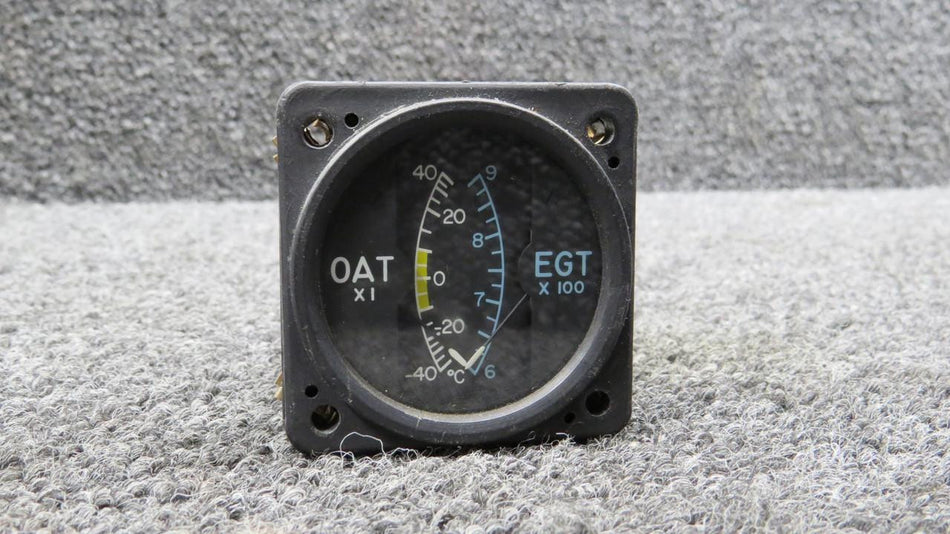 B&D 0203-007 (Alt: 880001-501) B&D Exhaust, Outside Air Temp Gauge (Blue Markings)