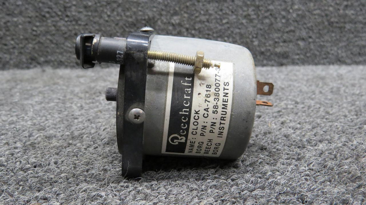 Borg Instruments CA-7618 (Alt: 58-380077-3) Borg Electric Clock Indicator