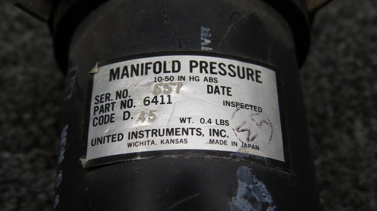 United Instruments 6411 United Instruments Manifold Pressure Indicator (Code: D.45)