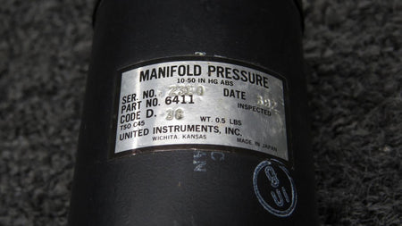 United Instruments 6411 United Instruments Manifold Pressure Indicator (Code: D.38)