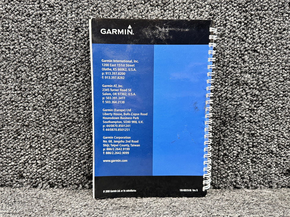 190-00919-00 Garmin GPSMAP 695-696 Portable Receiver Owner’s Manual (Rev. B)
