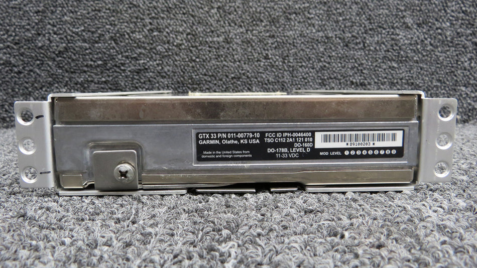 011-00779-10 Garmin GTX-33 Remote Transponder with Tray