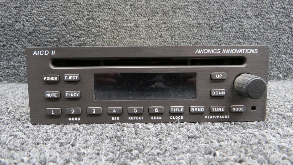 14001-20 Avionics Innovations AICD II AM-FM Tuner & CD Player Unit
