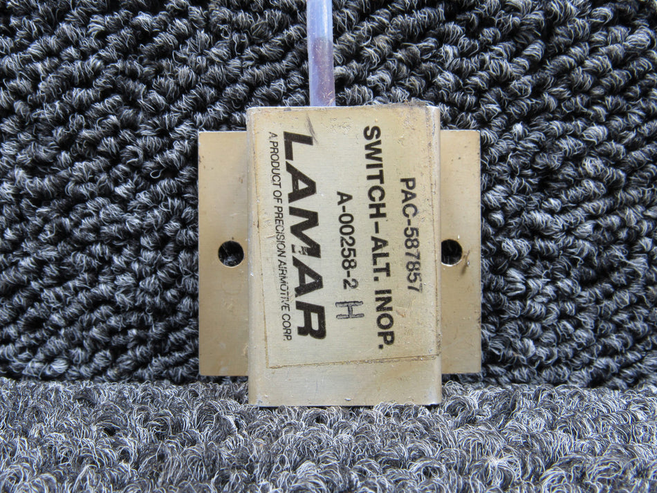 A-00258-2 H (Alt: 587857) Lamar Inc Alternator Inoperative Switch