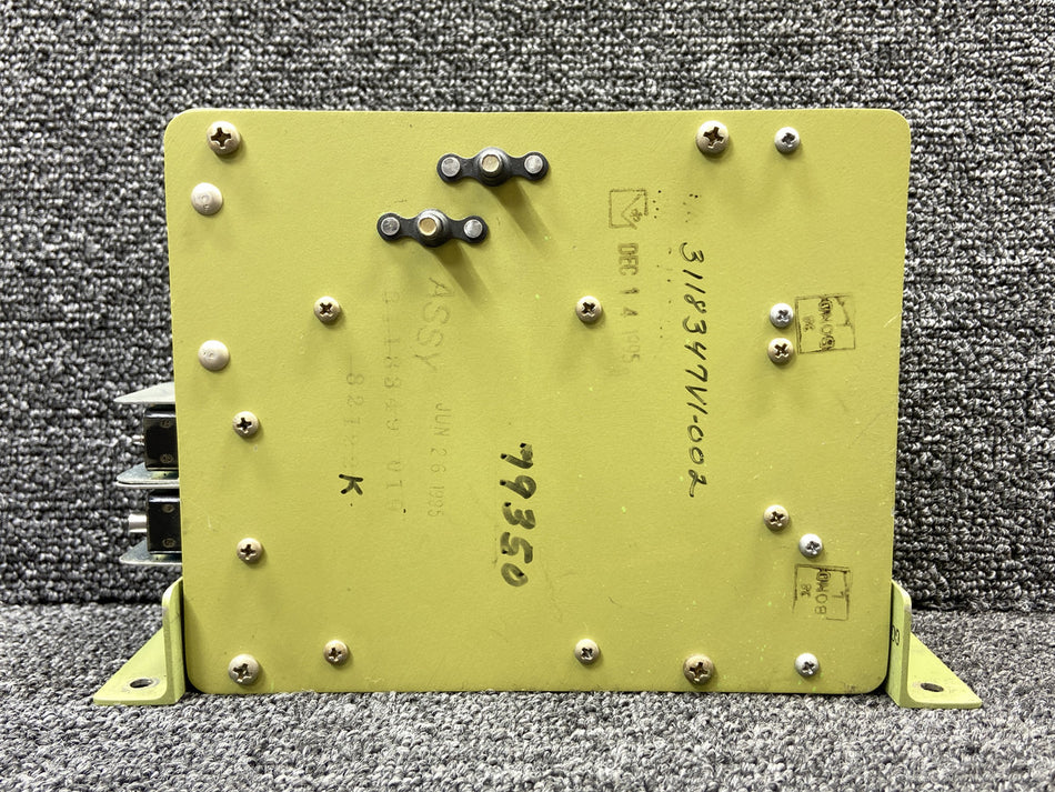 3118347V1-001 (Alt: 3118350) Bombardier Airstart Relay Panel (No Connectors)