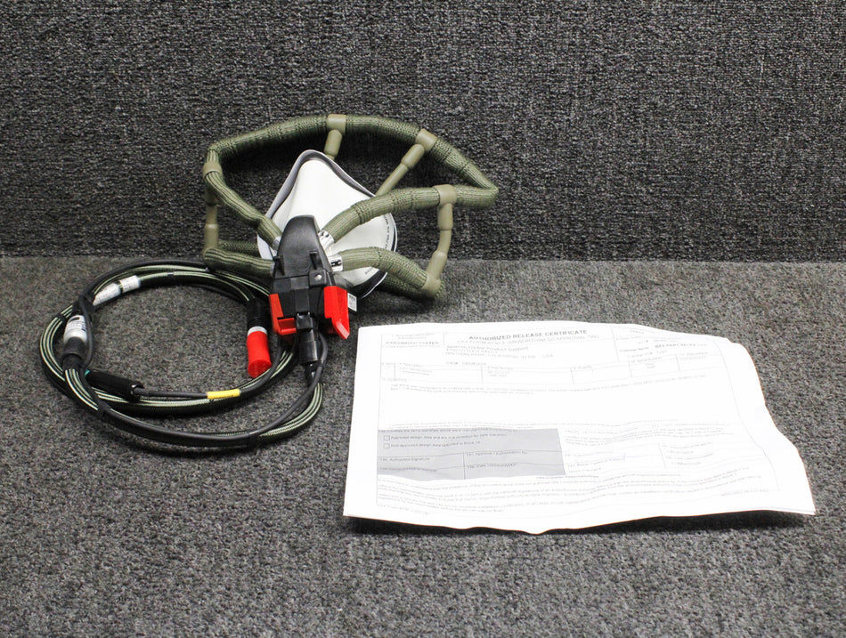 MC10-15-01 Eros Oxygen Mask and Regulator Overhauled with 8130-3