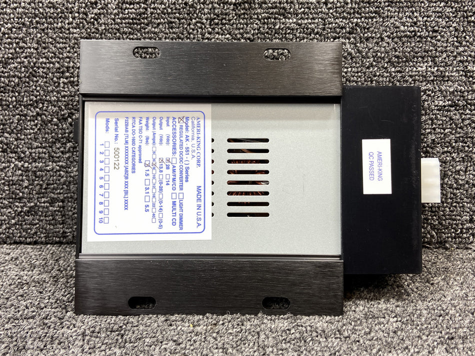 AK-551 Ameri-King DC to DC Voltage Regulator Converter w Red Tag (Core)