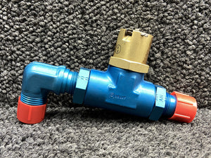 5100110-6, 8C190 Cessna 421C Fuel Vent Line Tee with Check Valve
