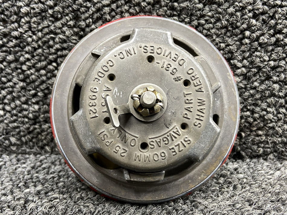 531-010 (Alt: 531-037) Shaw Aero Fuel Cap Assembly LH or RH (Paint Chipping)