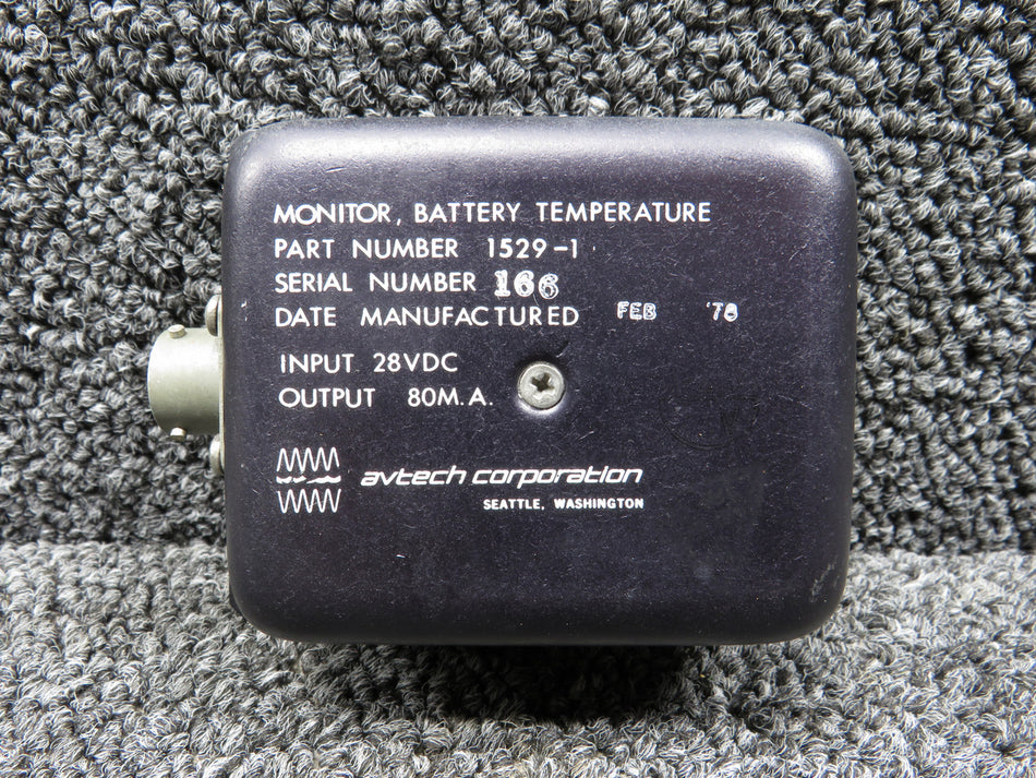 1529-1 Avtech Battery Temperature Monitor