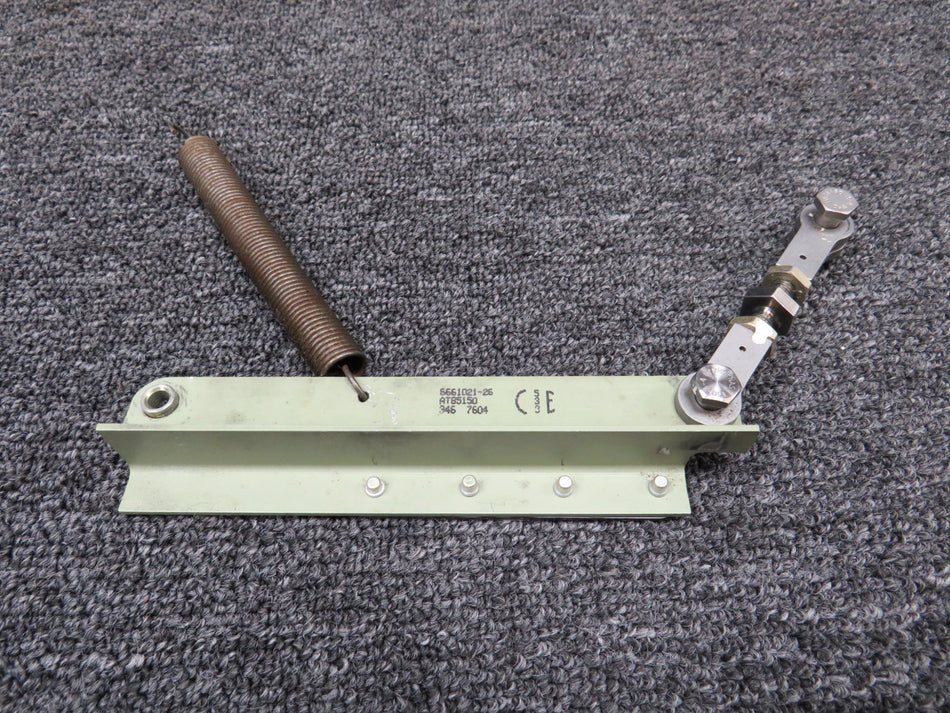 6661021-26 Cessna Citation 560XL Control Lock System Arm Assembly RH