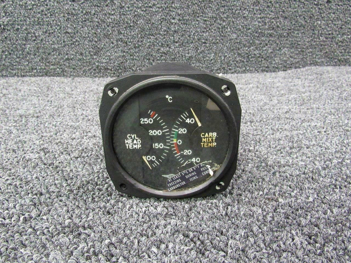 01SC44CL1025 Richter Aero Cylinder Head & Carb Mixture Temperature Indicator BAS Part Sales | Airplane Parts