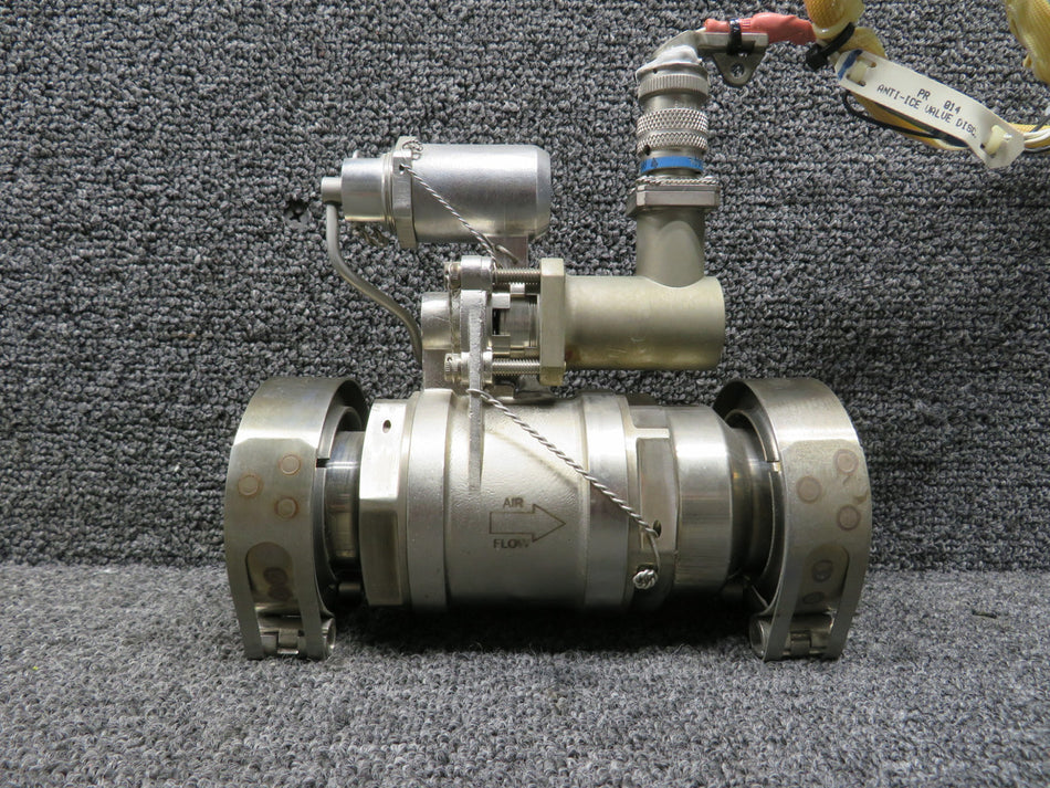 1962-00-7 (Alt: 9912495-1) Dukes Regulating Shutoff Valve w Clamps, 28V 1 Amp