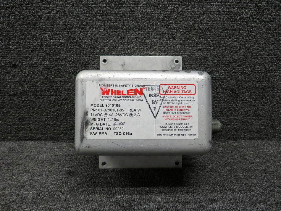 01-0790101-05 Whelen 9010105 Power Supply RH, 28V