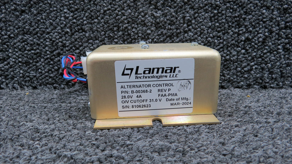 B-00368-2 Lamar Alternator Control Assy (Volts: 28, Rev. P)