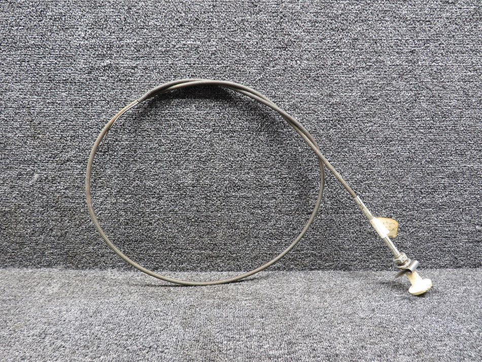 0713302-7 (Ref: 0513159-10) Cessna 175B Carb Mixture Control Cable (L: 47.5”)