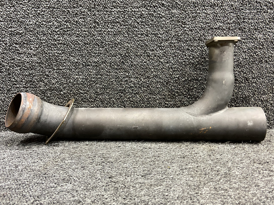 K9910295-15 (Alt: 9910295-39) Knisley Welding Aft Exhaust Riser LH w Probe Hole