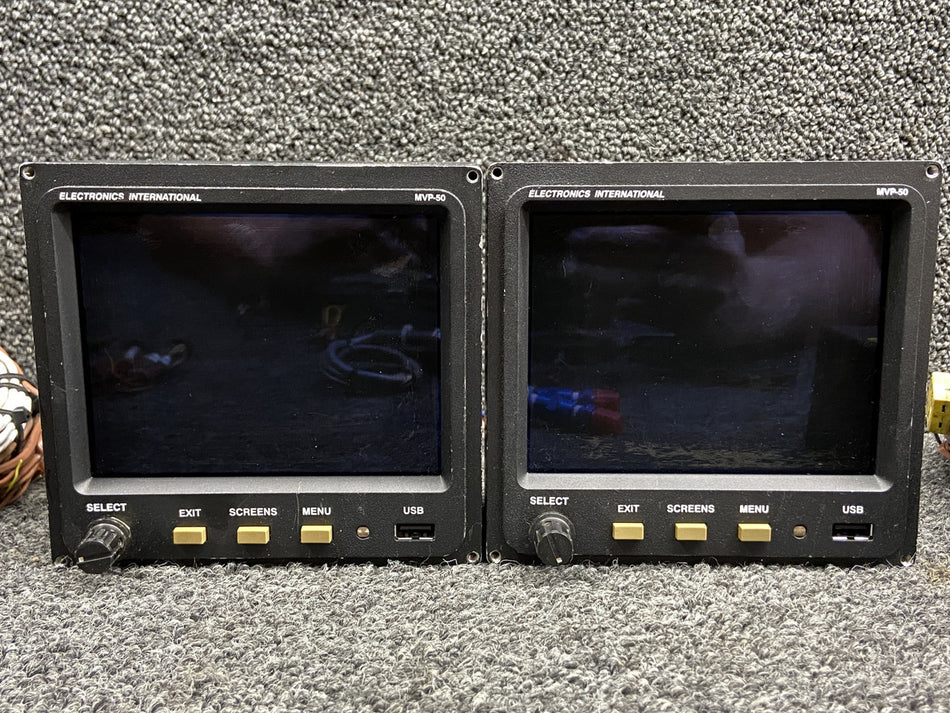 MVP-50P, EDC-33P-4-6 Electronics Int Twin Engine Data Management System w Probes