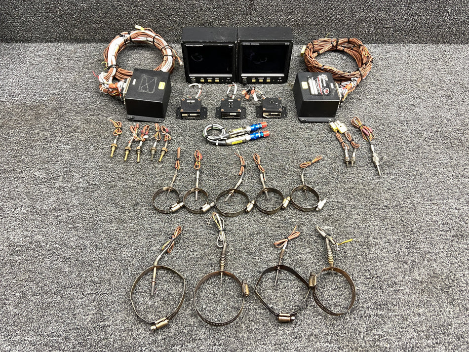 MVP-50P, EDC-33P-4-6 Electronics Int Twin Engine Data Management System w Probes