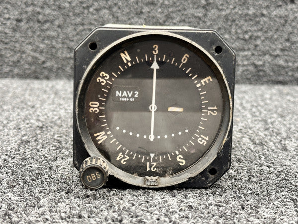 066-3056-00 King Radio KI-208 VOR, LOC Converter Indicator with Mods (11-33V)