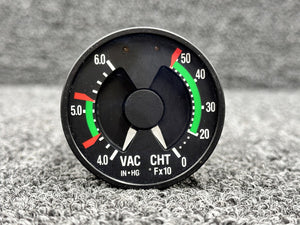157296-1 Horizon Aerospace Cylinder Head Temperature & Vacuum Indicator (28V)
