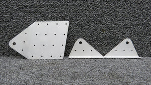 66761-003 Piper PA-28-140 Forward Spar Fitting RH with Braces (Bead Blasted)