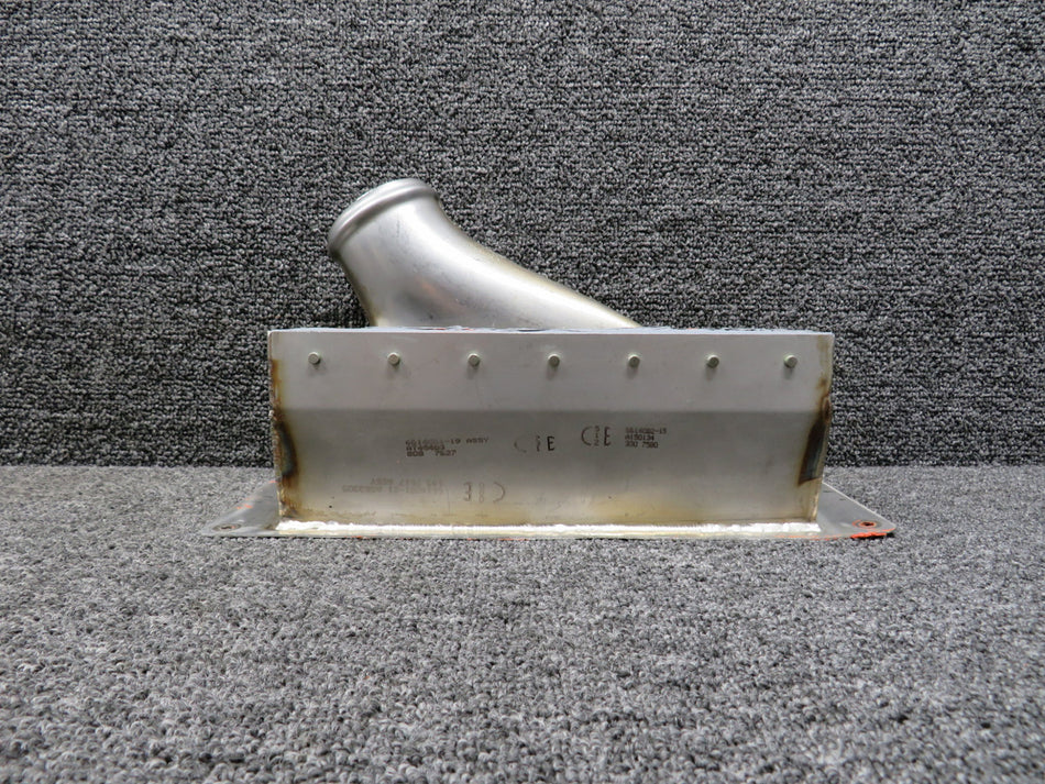 6614081-21 Cessna Citation 560XL Precooler Duct Weld Assembly LH