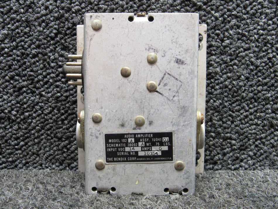 1U041-01 Bendix 102A Audio Amplifier Assembly (14VDC, 5A)