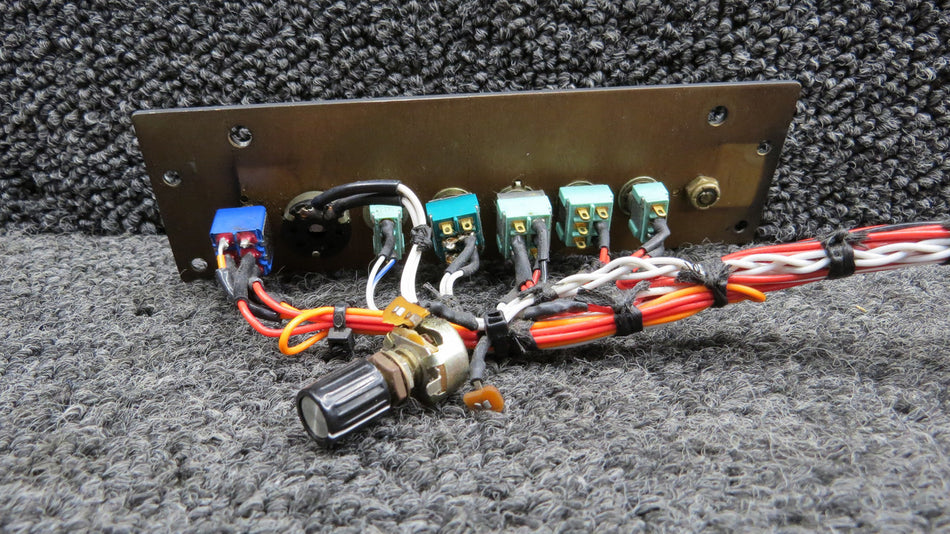 Cessna 337G Autopilot & Lighting Switch Panel Assembly