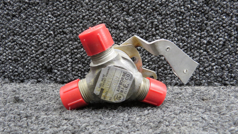 C291505-0102 Cessna 337G Airborne 1H38-4 Fuel Valve Assembly with Bracket